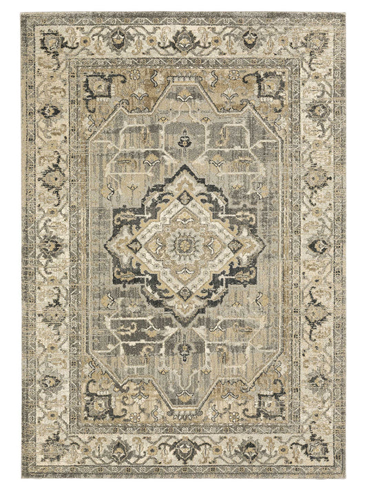 Oriental Weavers FLORENCE 1805X Beige Traditional Machinemade Rug