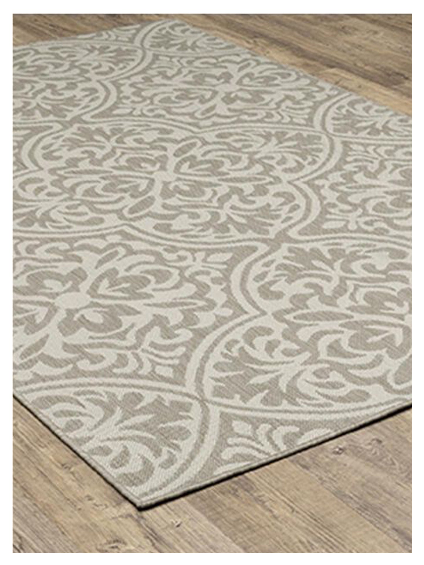 Oriental Weavers PORTOFINO 1831H Grey Ivory Outdoor Machinemade Rug