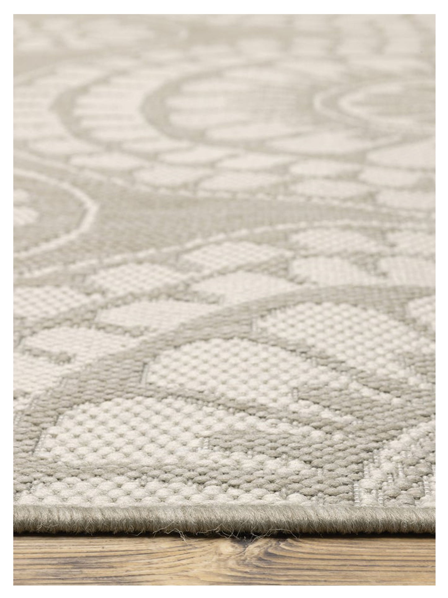 Oriental Weavers PORTOFINO 1832H Grey Ivory Outdoor Machinemade Rug