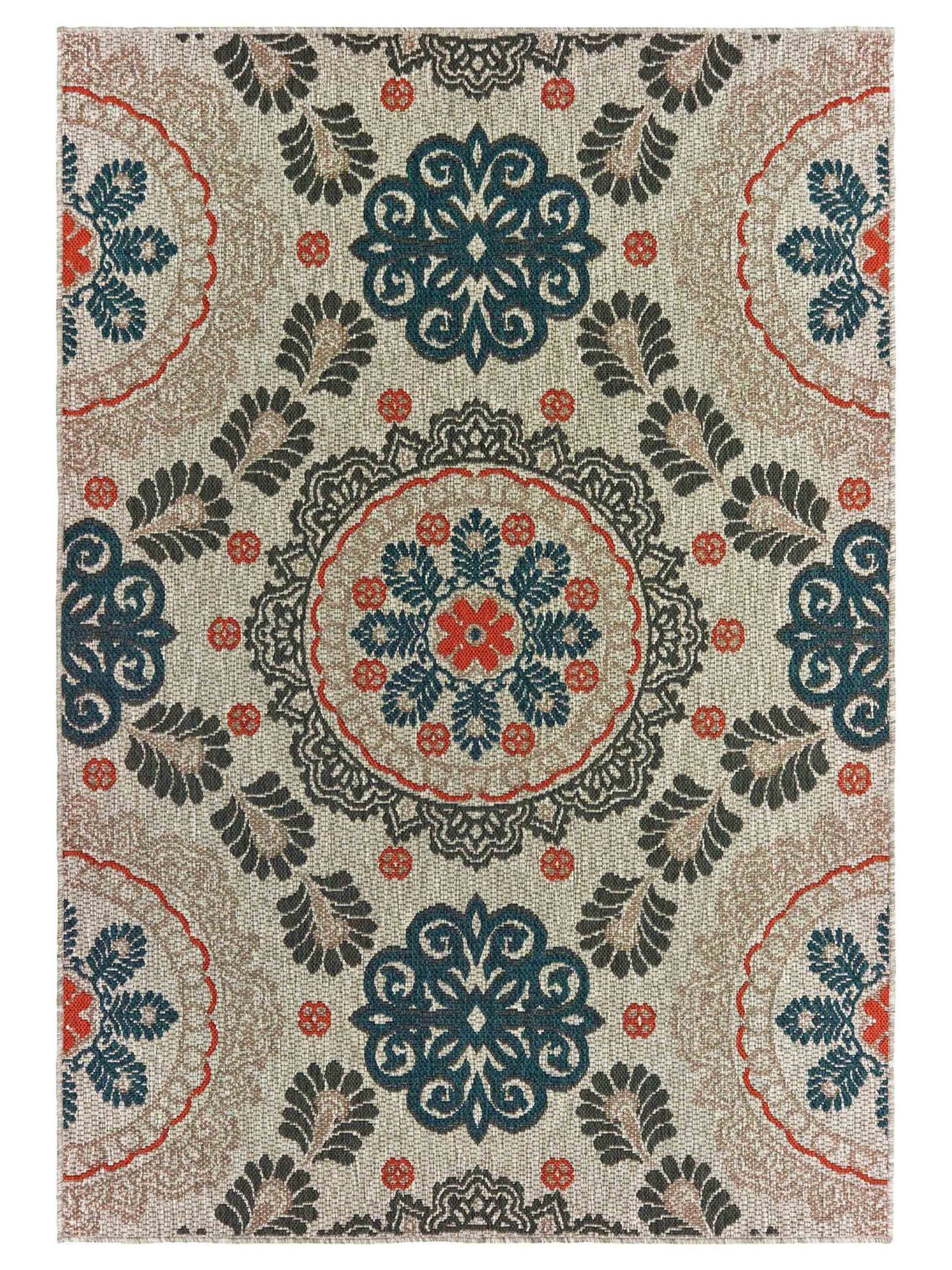 Oriental Weavers LATITUDE 1903W Grey Outdoor Machinemade Rug