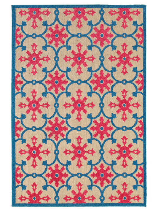 Oriental Weavers CAYMAN 190L9 Sand Outdoor Machinemade Rug