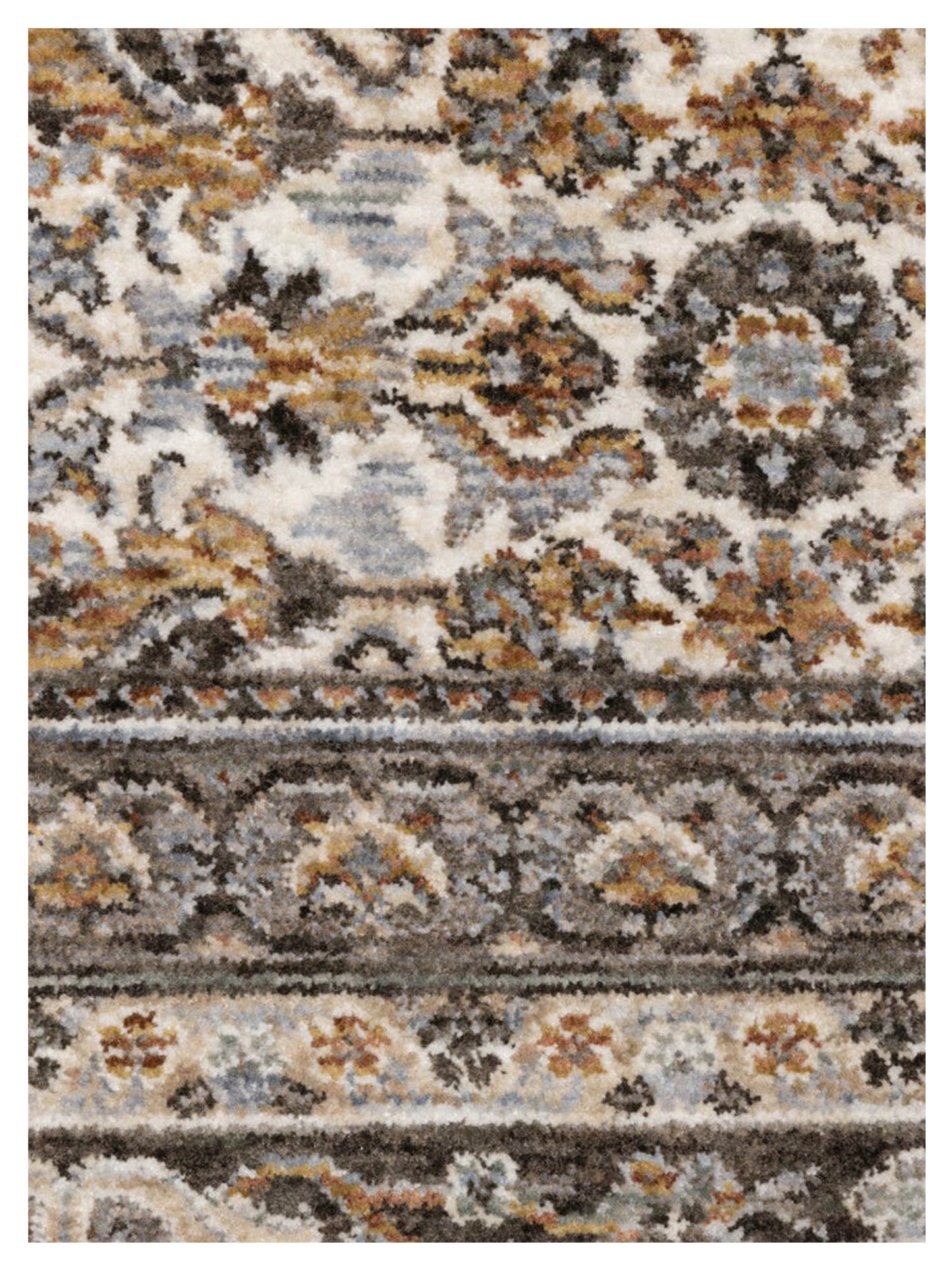 Oriental Weavers Maharaja 2061N Ivory Charcoal Traditional Machinemade Rug