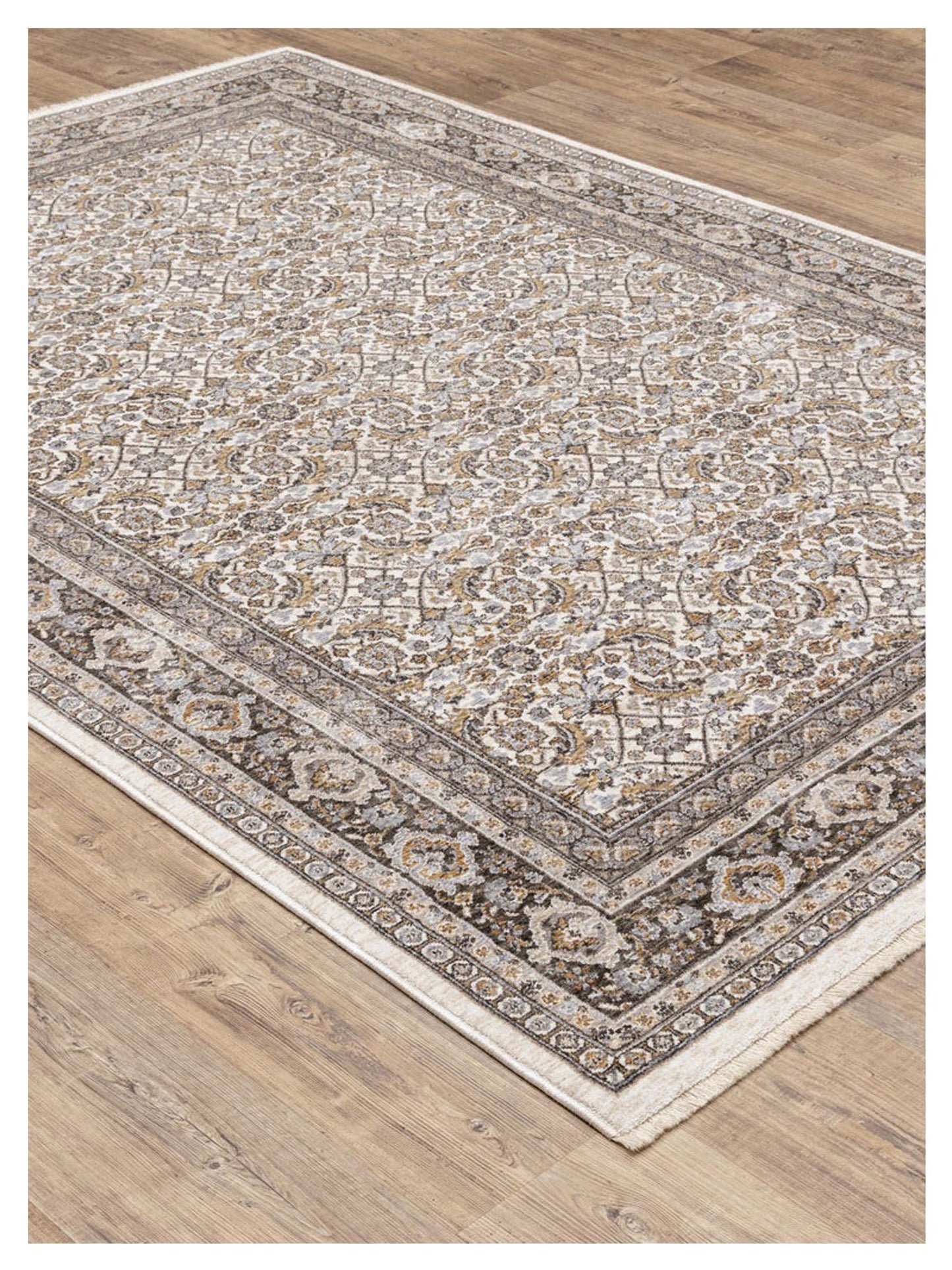 Oriental Weavers Maharaja 2061N Ivory Charcoal Traditional Machinemade Rug