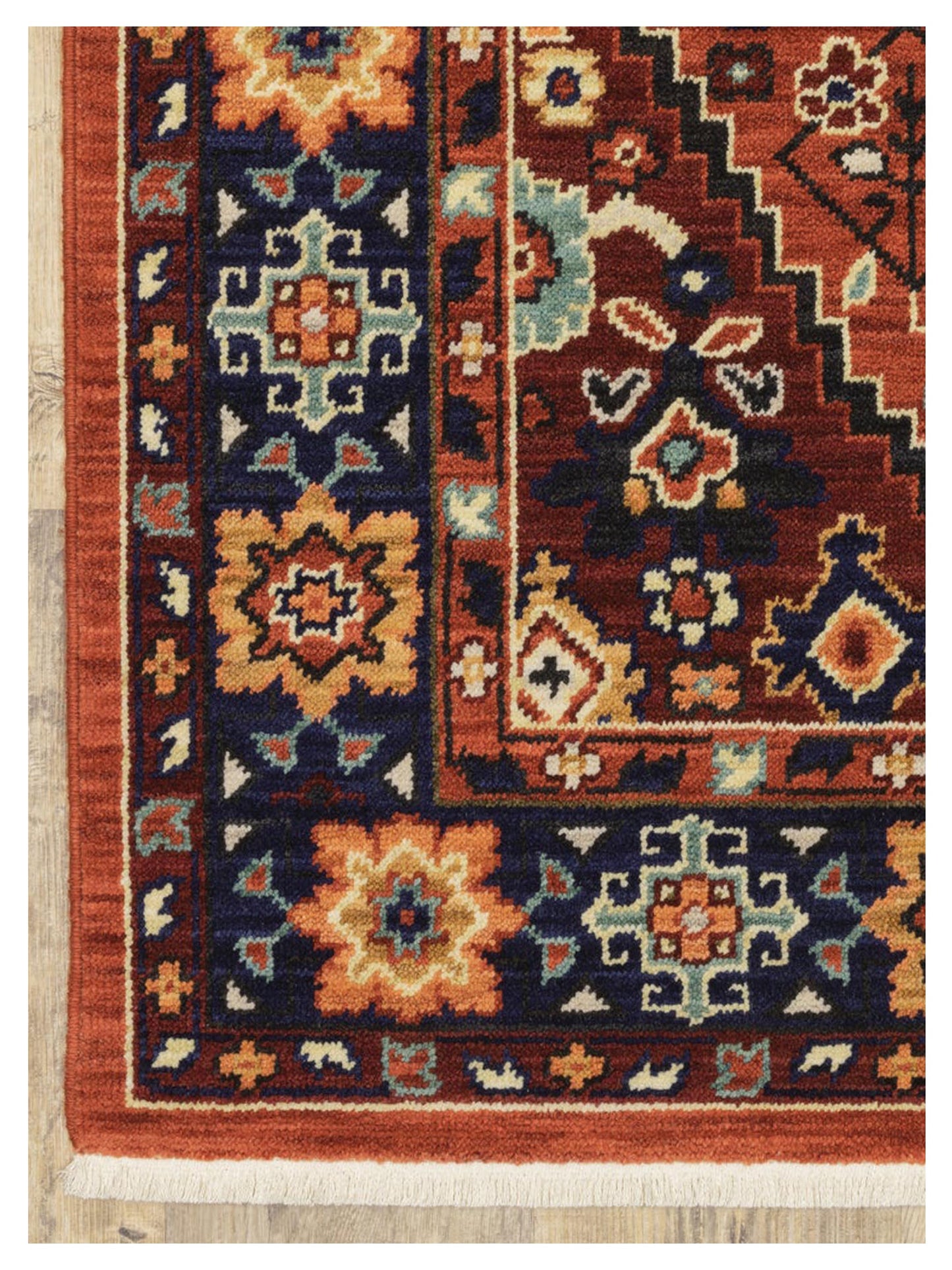 Oriental Weavers LILIHAN 2061V Red Blue Traditional Machinemade Rug