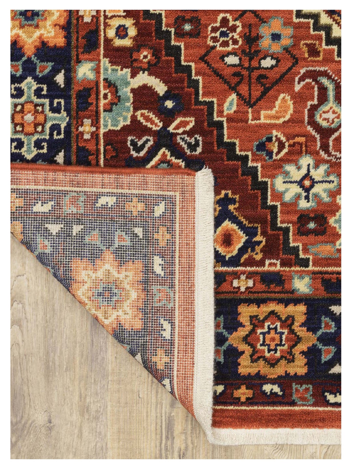 Oriental Weavers LILIHAN 2061V Red Blue Traditional Machinemade Rug