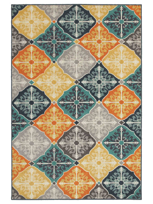 Oriental Weavers Hampton 2063X Multi Outdoor Machinemade Rug