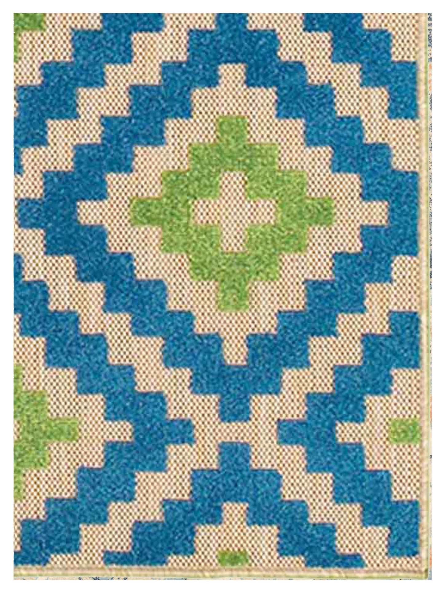 Oriental Weavers CAYMAN 2063Z Sand Blue Outdoor Machinemade Rug