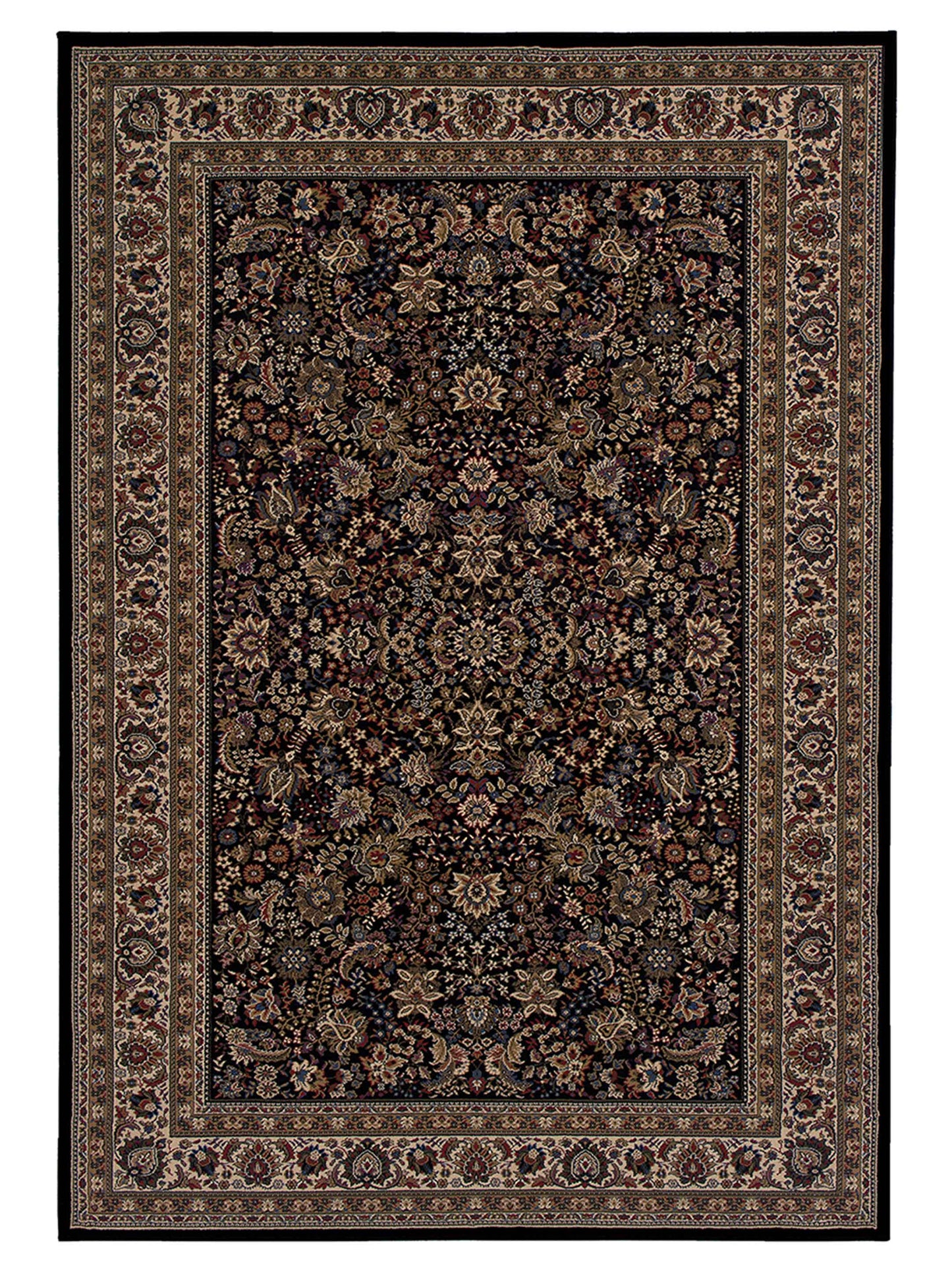 Oriental Weavers ARIANA 213K8 Black Traditional Machinemade Rug