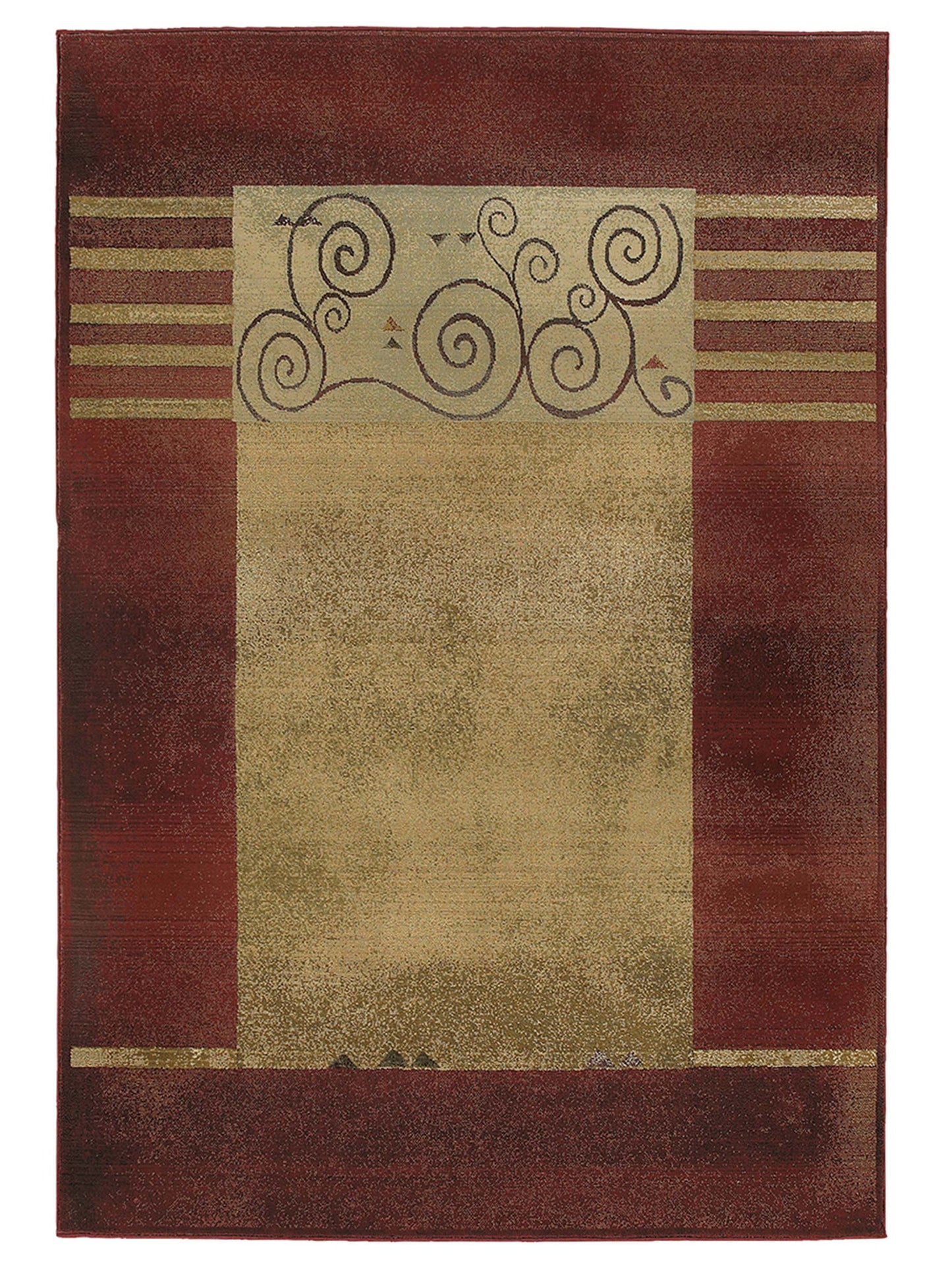 Oriental Weavers GENERATIONS 213R1 Red Casual Machinemade Rug