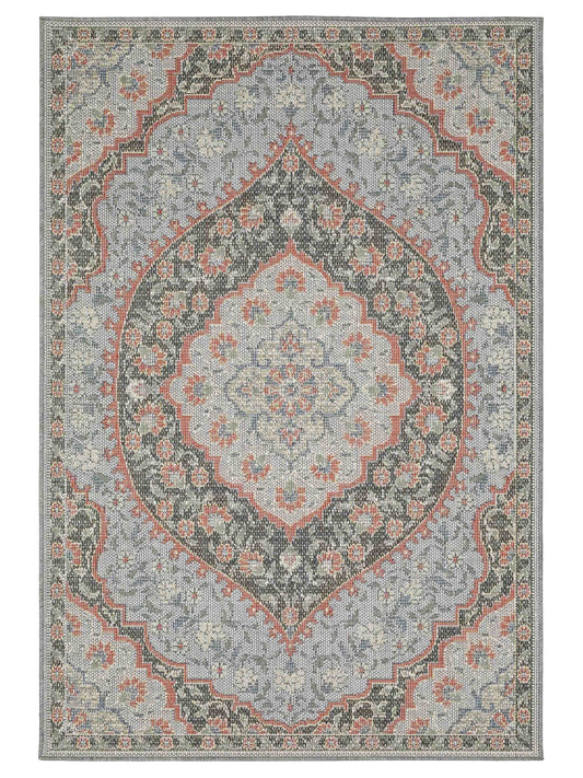 Oriental Weavers Cyprus 228D4 Blue Traditional Machinemade Rug