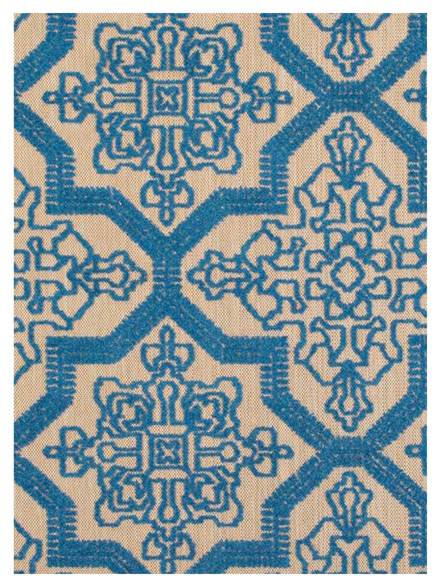 Oriental Weavers CAYMAN 2541M Sand Blue Outdoor Machinemade Rug