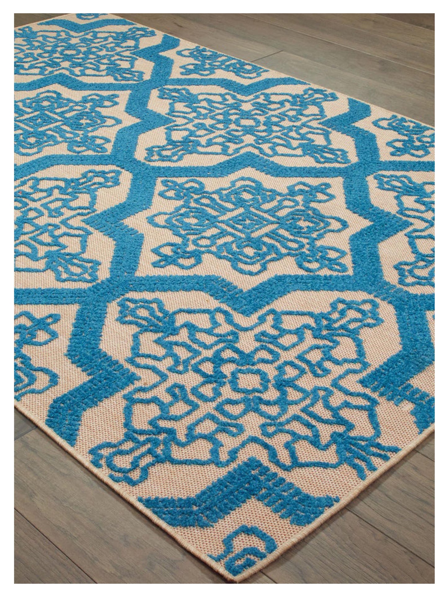 Oriental Weavers CAYMAN 2541M Sand Blue Outdoor Machinemade Rug