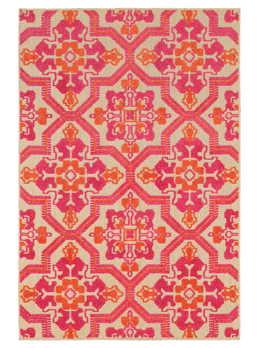 Oriental Weavers CAYMAN 2541V Sand Outdoor Machinemade Rug