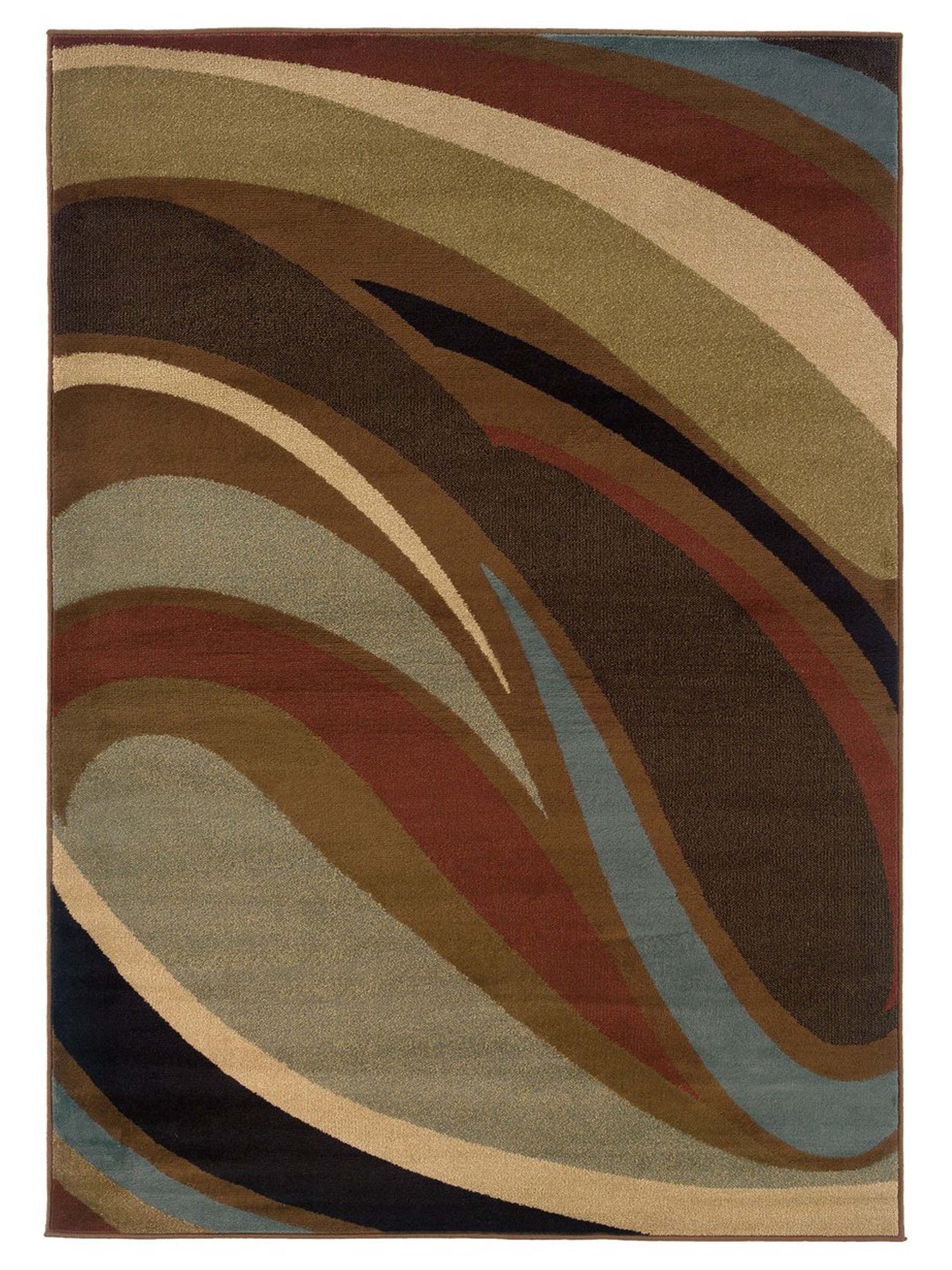 Oriental Weavers Hudson 2666F Brown Contemporary Loom Rug