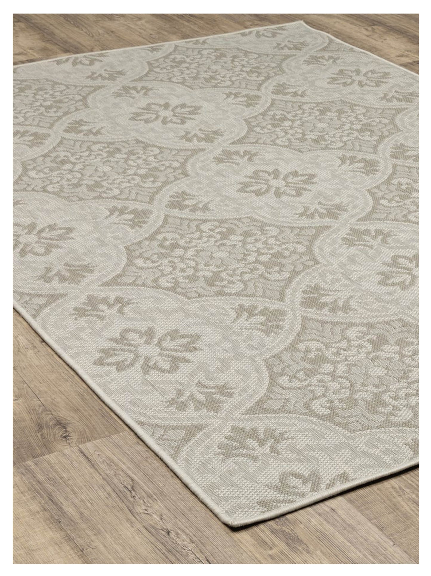 Oriental Weavers PORTOFINO 2805W Ivory Grey Outdoor Machinemade Rug