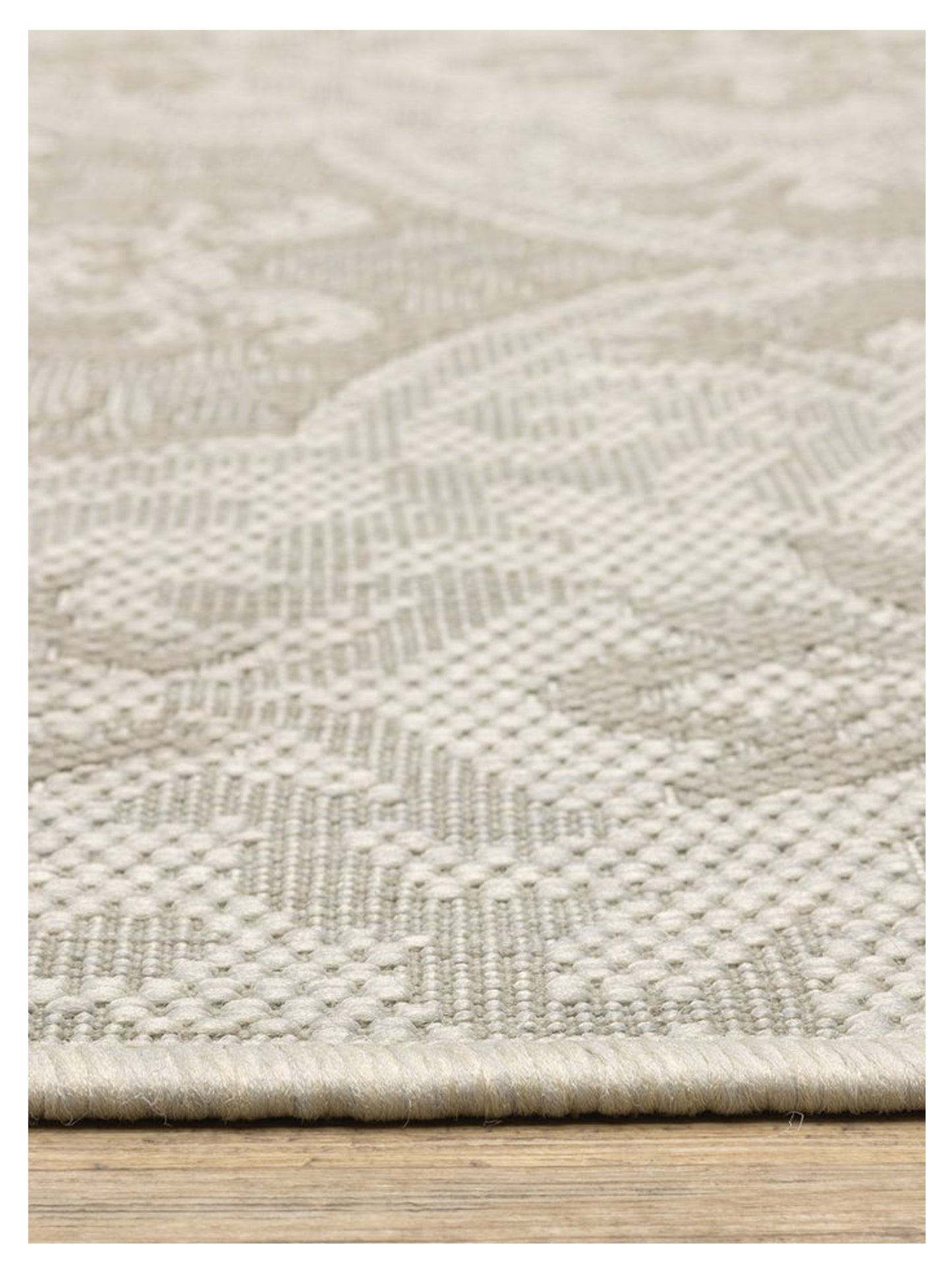 Oriental Weavers PORTOFINO 2805W Ivory Grey Outdoor Machinemade Rug