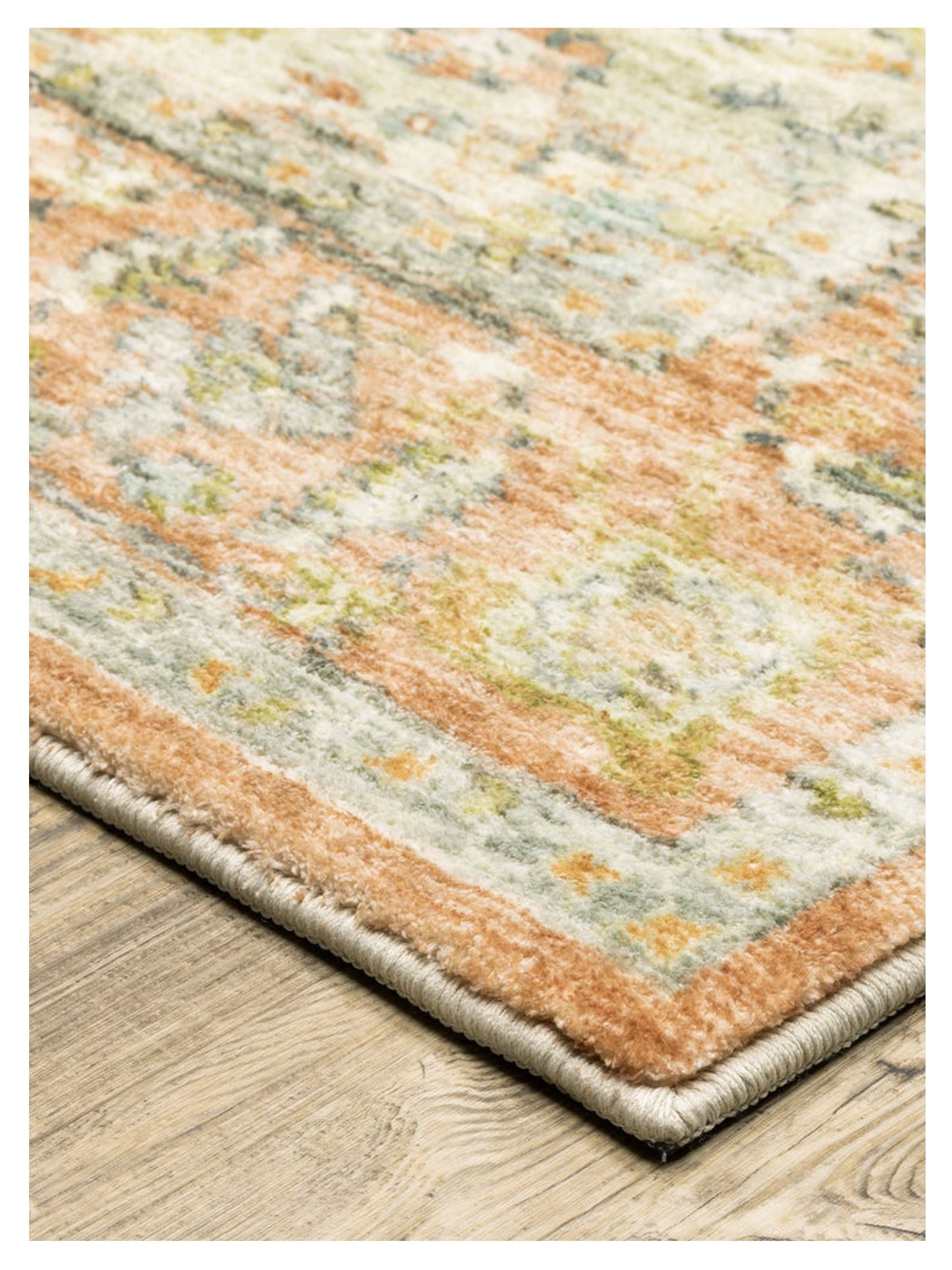 Oriental Weavers Savoy 28101 Orange Blue Casual Machinemade Rug