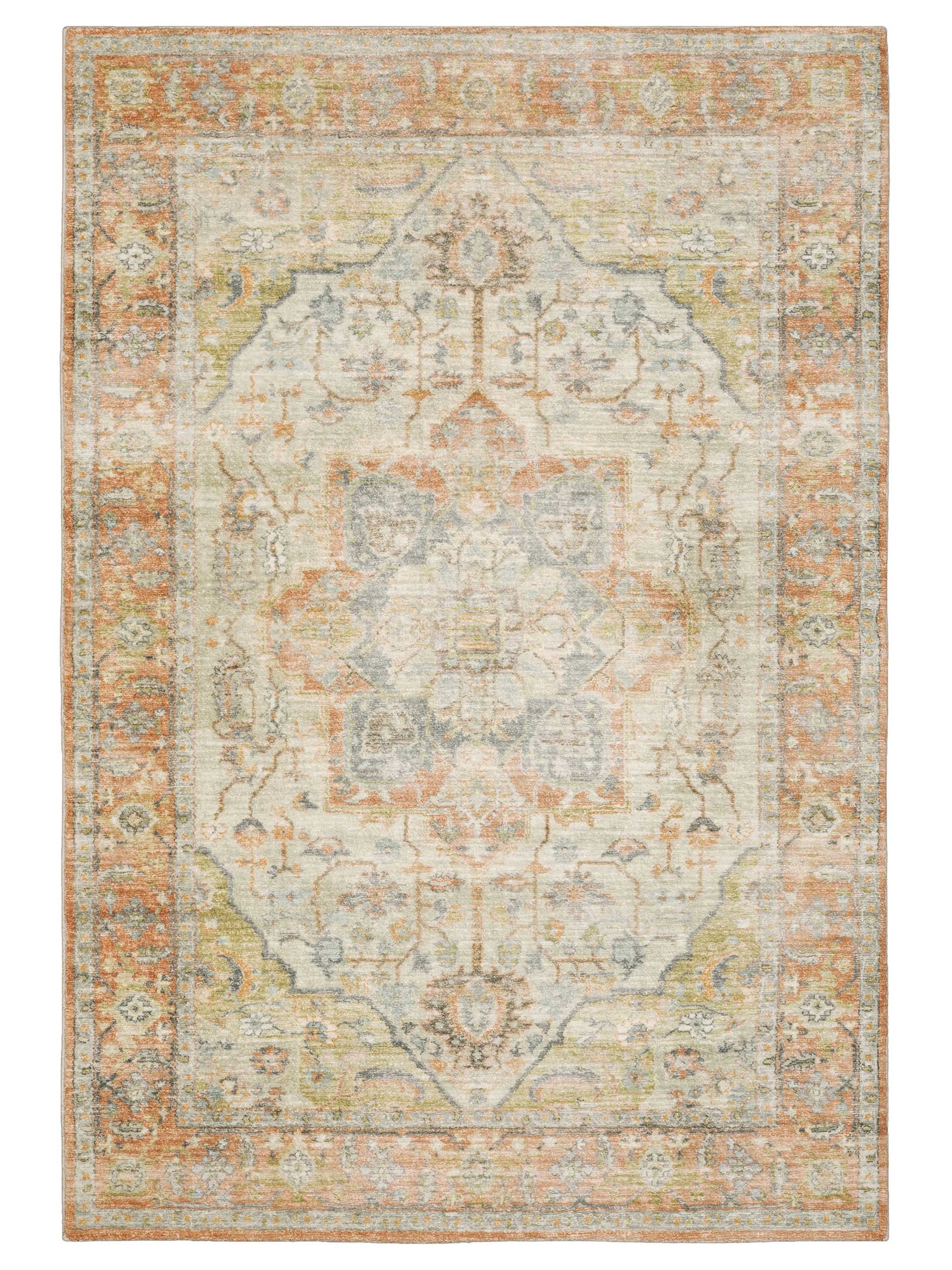 Oriental Weavers Savoy 28101 Orange Casual Machinemade Rug