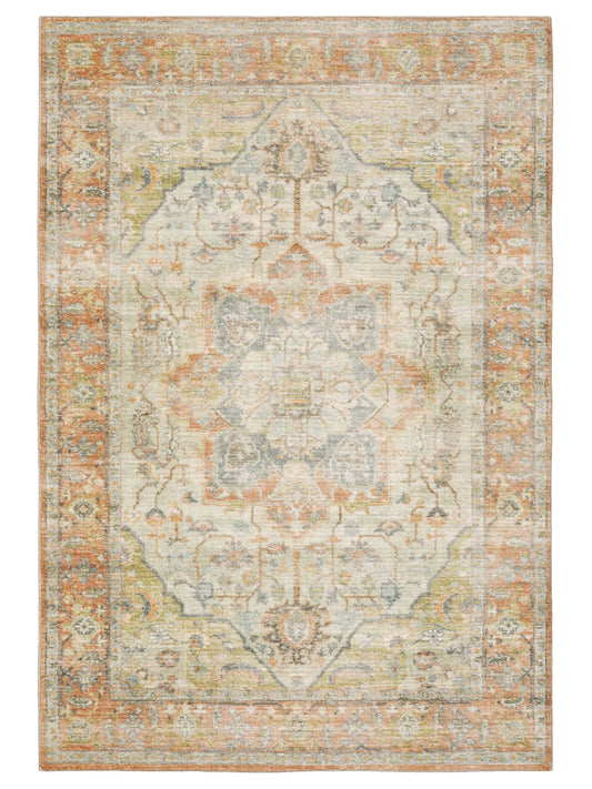 Oriental Weavers Savoy 28101 Orange Casual Machinemade Rug