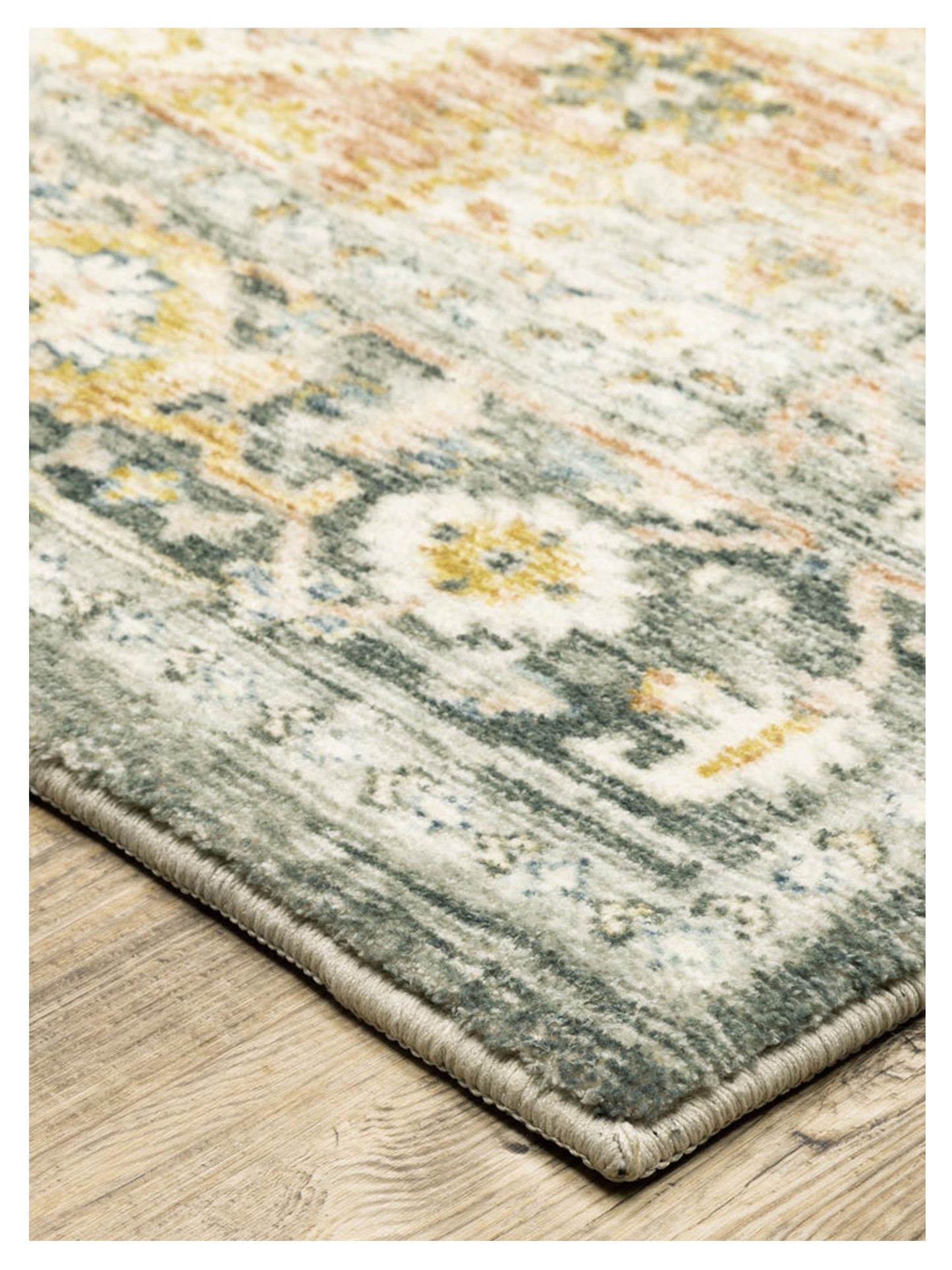 Oriental Weavers Savoy 28103 Grey Gold Traditional Machinemade Rug