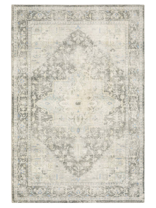 Oriental Weavers Savoy 28104 Grey Traditional Machinemade Rug