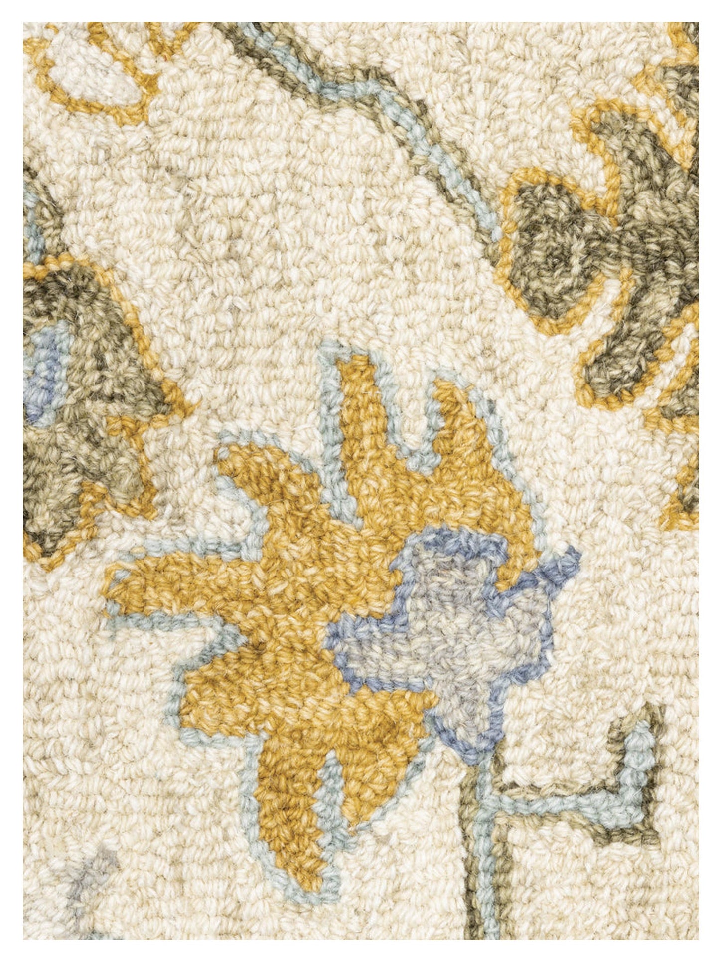 Oriental Weavers ALFRESCO 28402 Blue Ivory Casual Tufted Rug