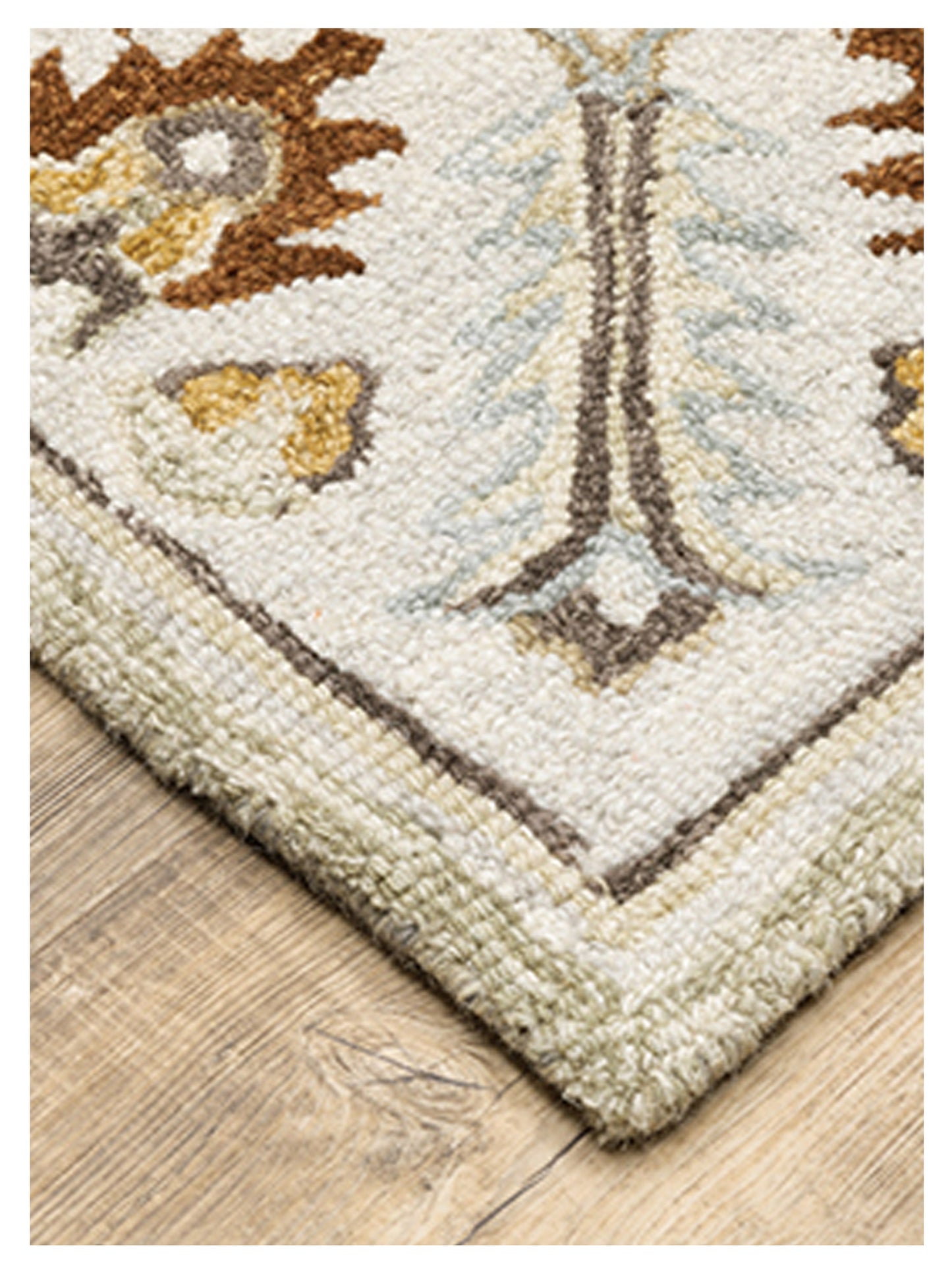 Oriental Weavers ALFRESCO 28403 Ivory Beige Traditional Tufted Rug