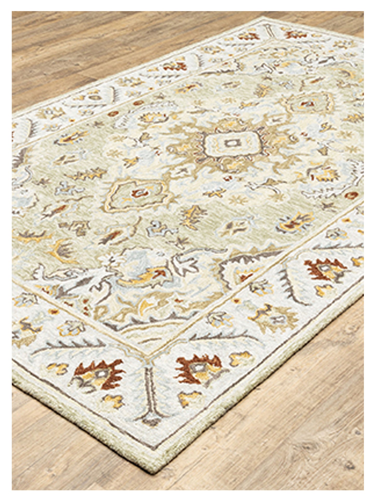 Oriental Weavers ALFRESCO 28403 Ivory Beige Traditional Tufted Rug