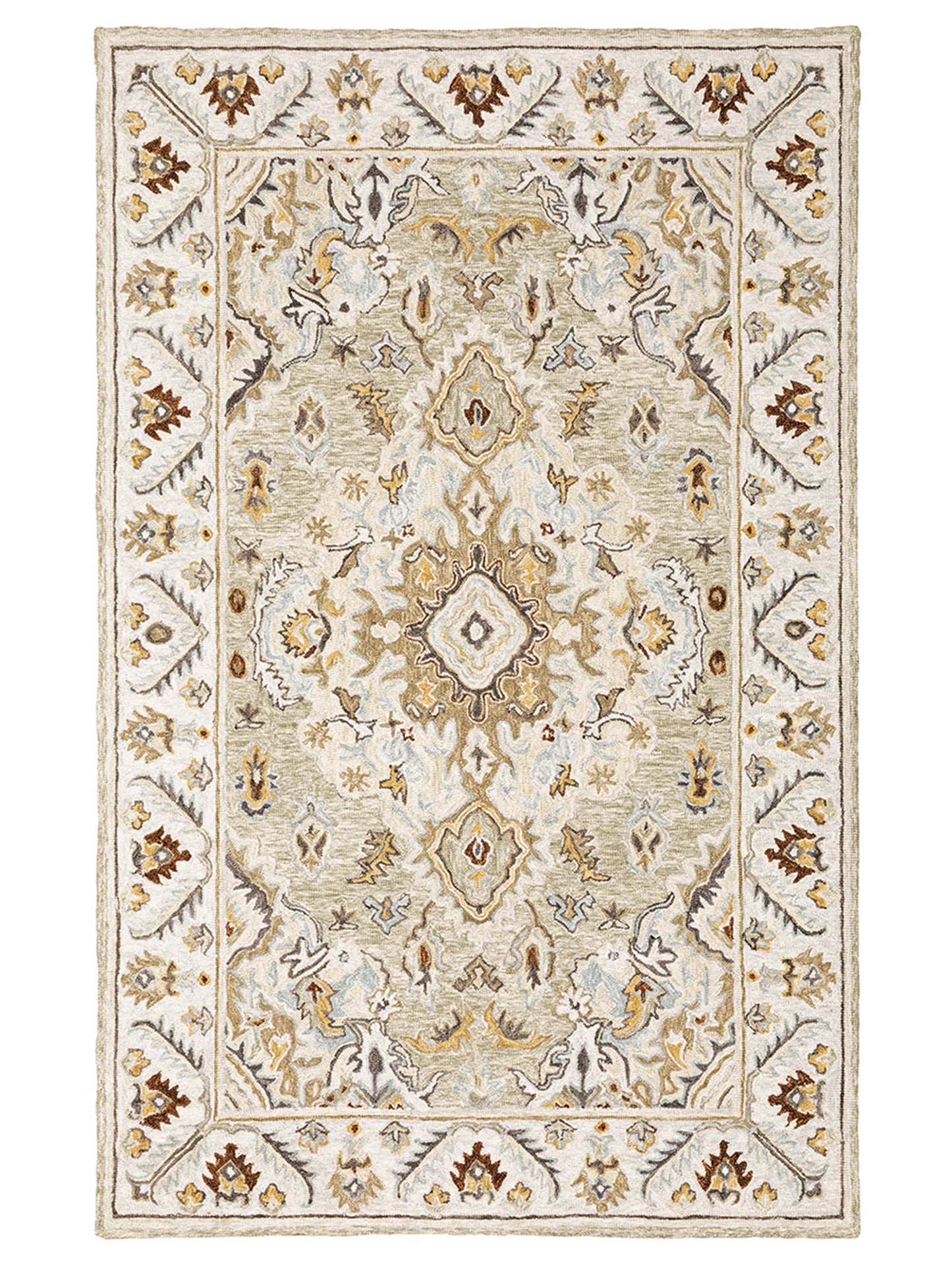 Oriental Weavers ALFRESCO 28403 Ivory Traditional Tufted Rug