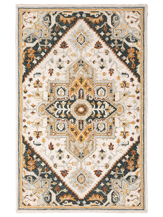 Oriental Weavers ALFRESCO 28407 Ivory Traditional Tufted Rug