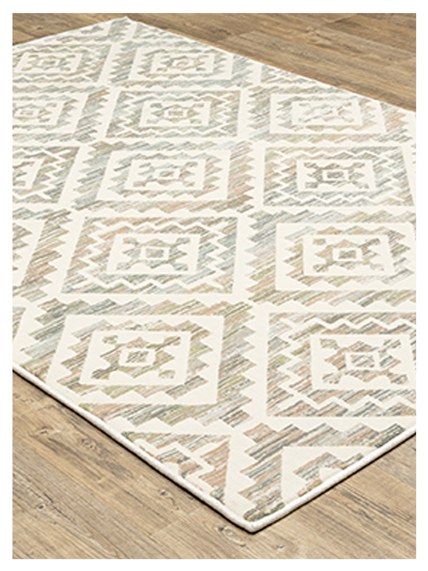 Oriental Weavers CAPISTRANO 288Q1 Ivory Grey Casual Machinemade Rug