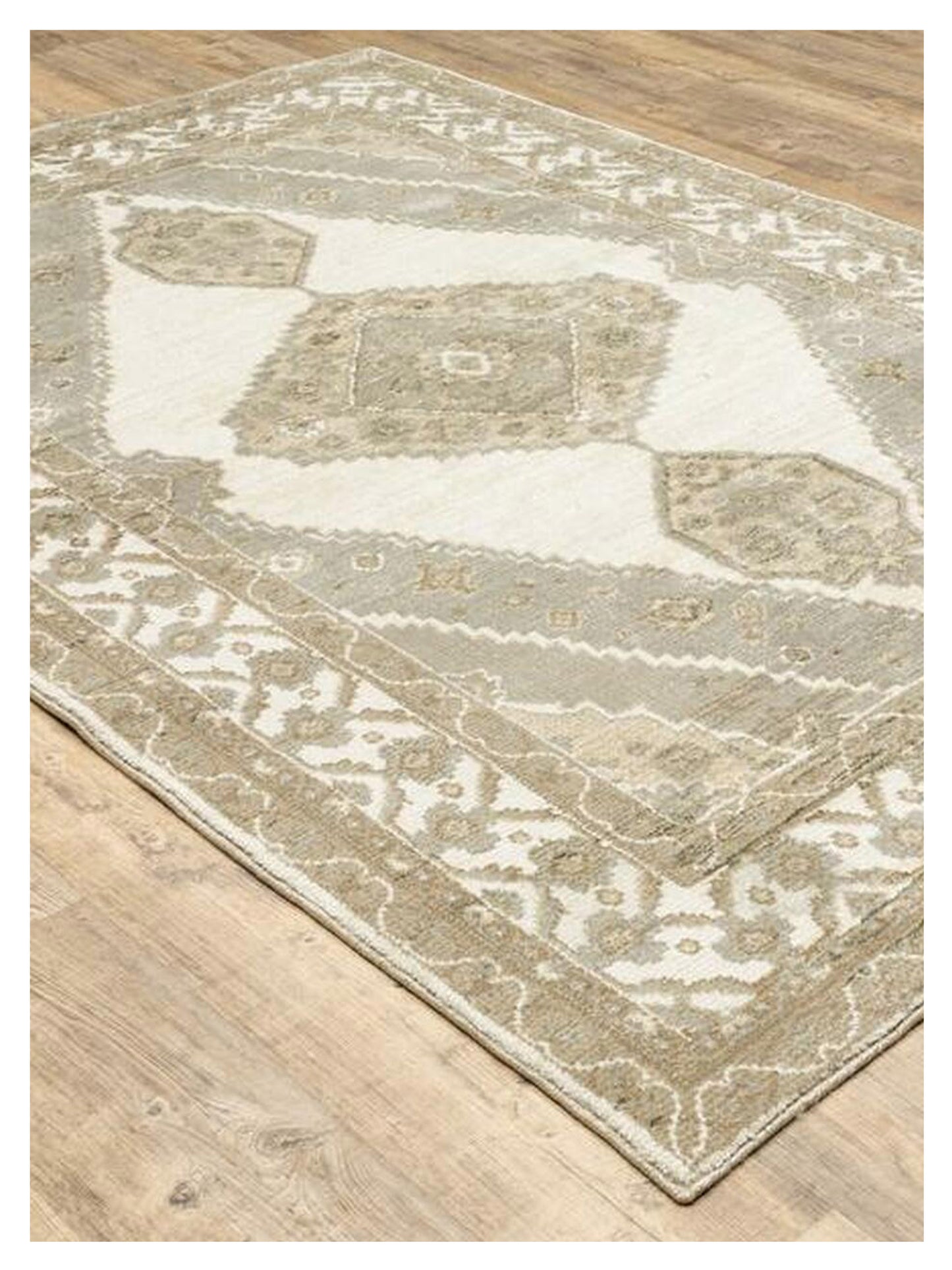 Oriental Weavers ANDORRA 298C0 Beige Ivory Traditional Machinemade Rug