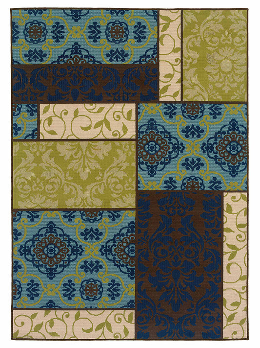 Oriental Weavers CASPIAN 3066V Brown Outdoor Machinemade Rug