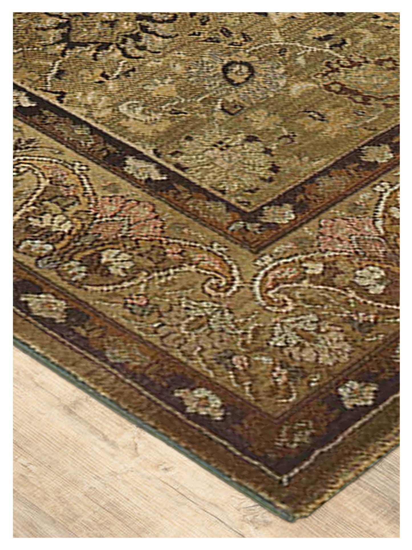 Oriental Weavers GENERATIONS 3434J Beige Green Traditional Machinemade Rug