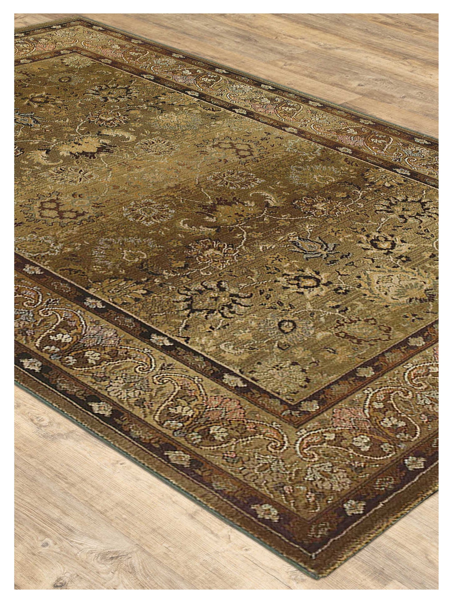 Oriental Weavers GENERATIONS 3434J Beige Green Traditional Machinemade Rug