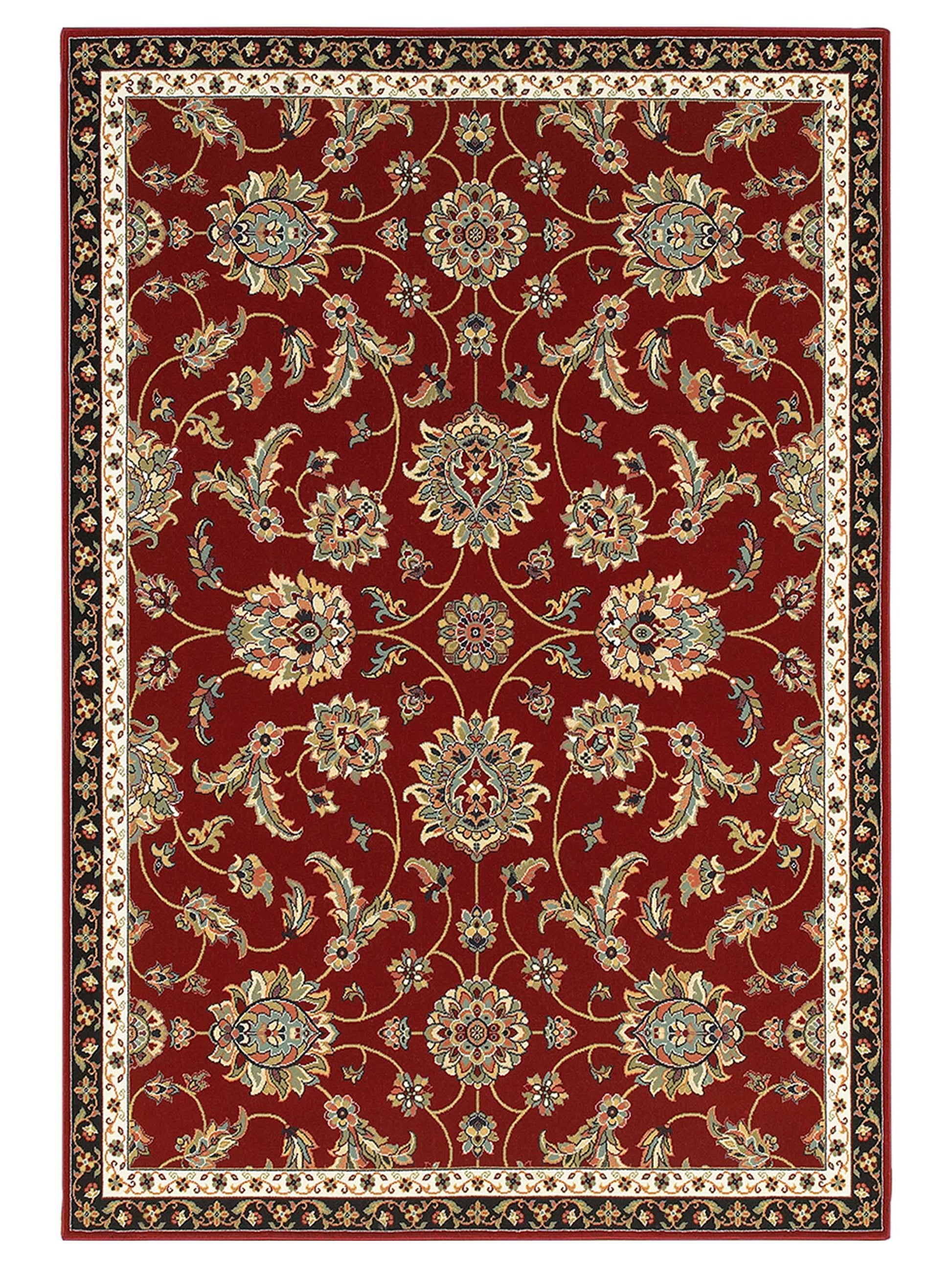 Oriental Weavers KASHAN 370RI Red Traditional Machinemade Rug