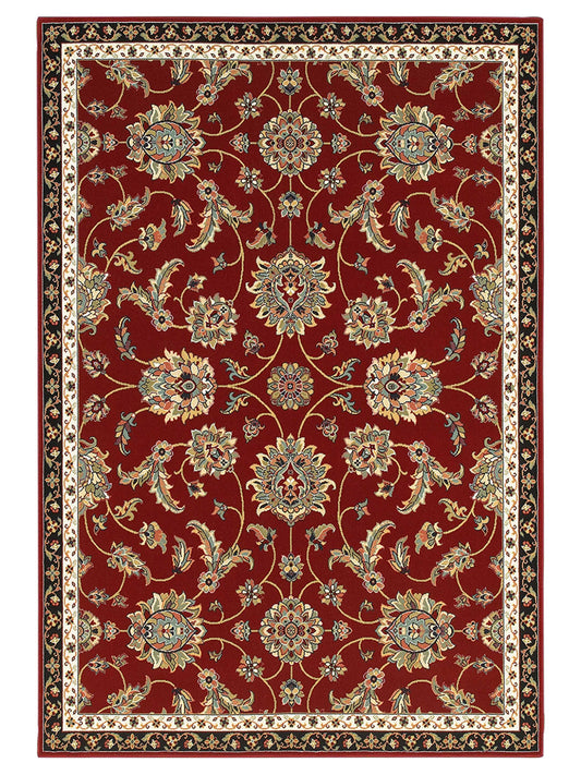 Oriental Weavers KASHAN 370RI Red Traditional Machinemade Rug