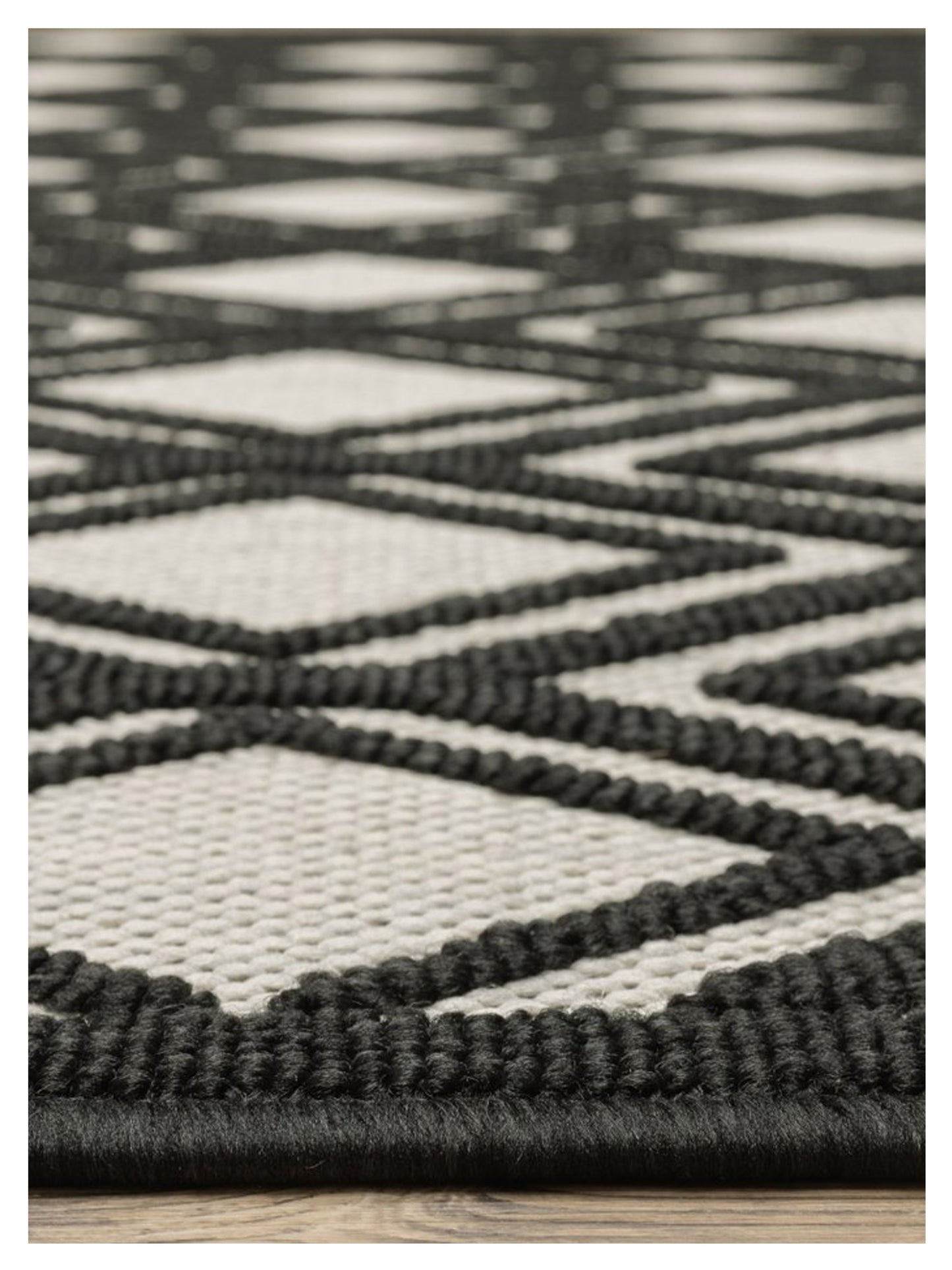 Oriental Weavers TORREY 4151G Beige Black Outdoor Machinemade Rug