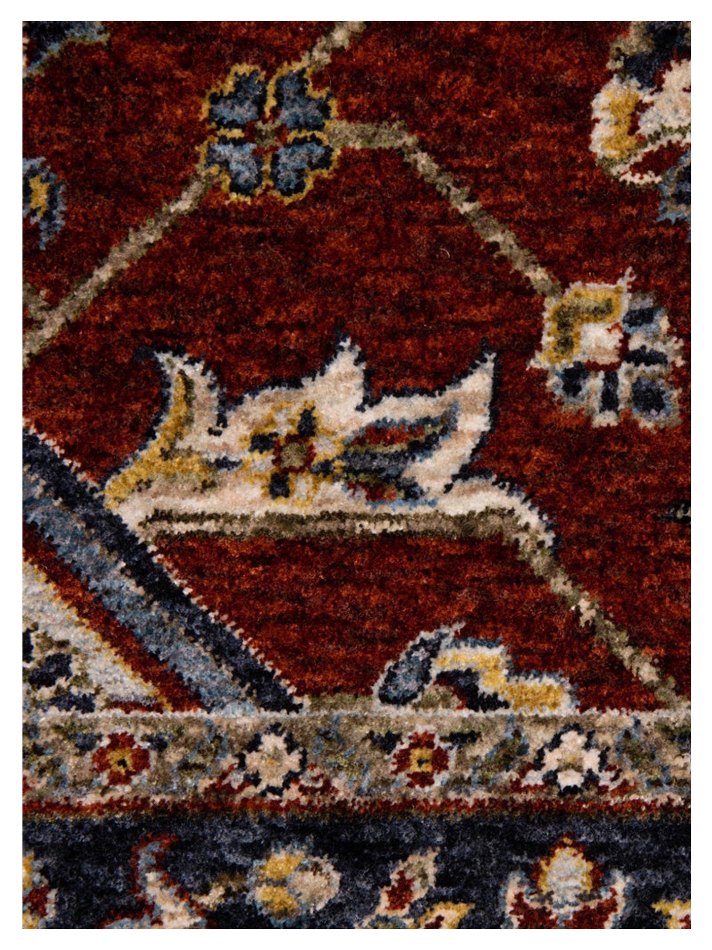 Oriental Weavers ABERDEEN 4151R Red Blue Traditional Machinemade Rug