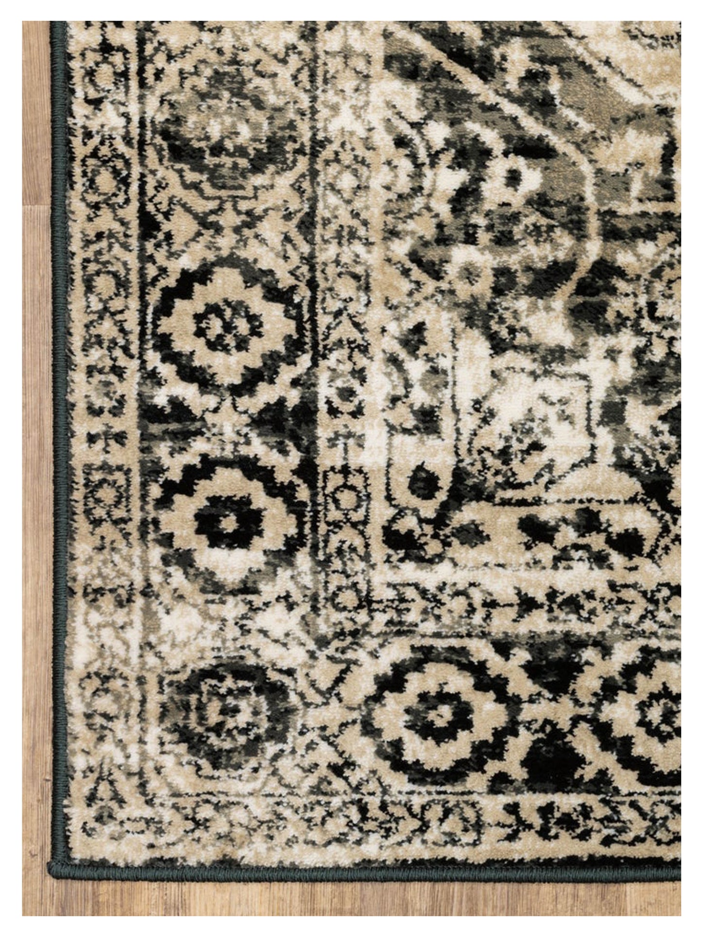 Oriental Weavers GEORGIA 429G0 Grey Black Traditional Machinemade Rug