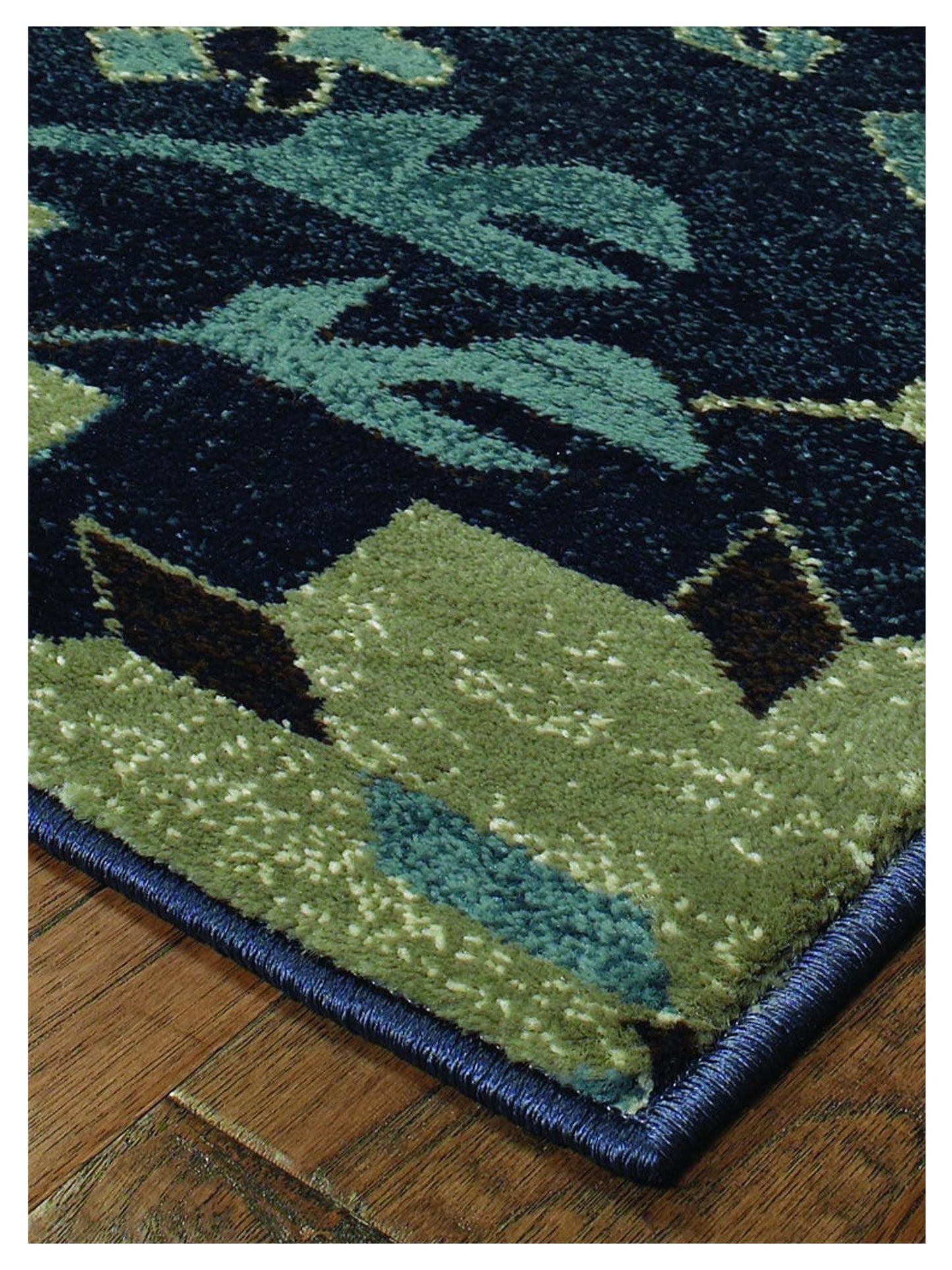 Oriental Weavers LINDEN 4302A Navy Blue Casual Machinemade Rug