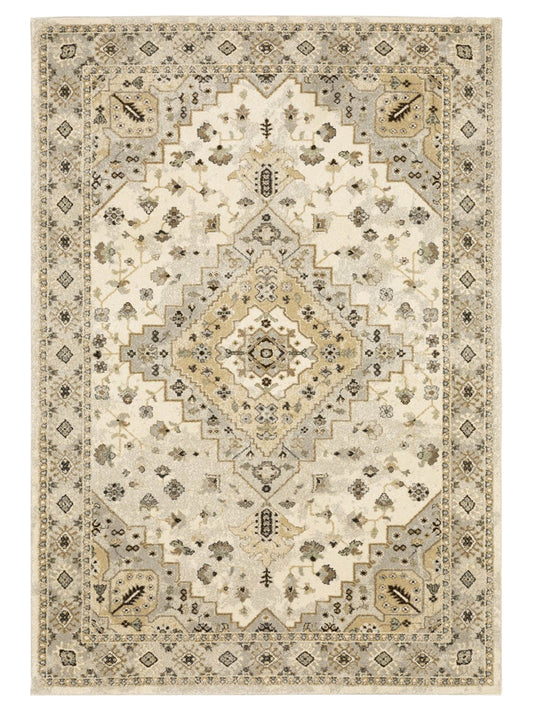 Oriental Weavers FLORENCE 4332X Beige Traditional Machinemade Rug