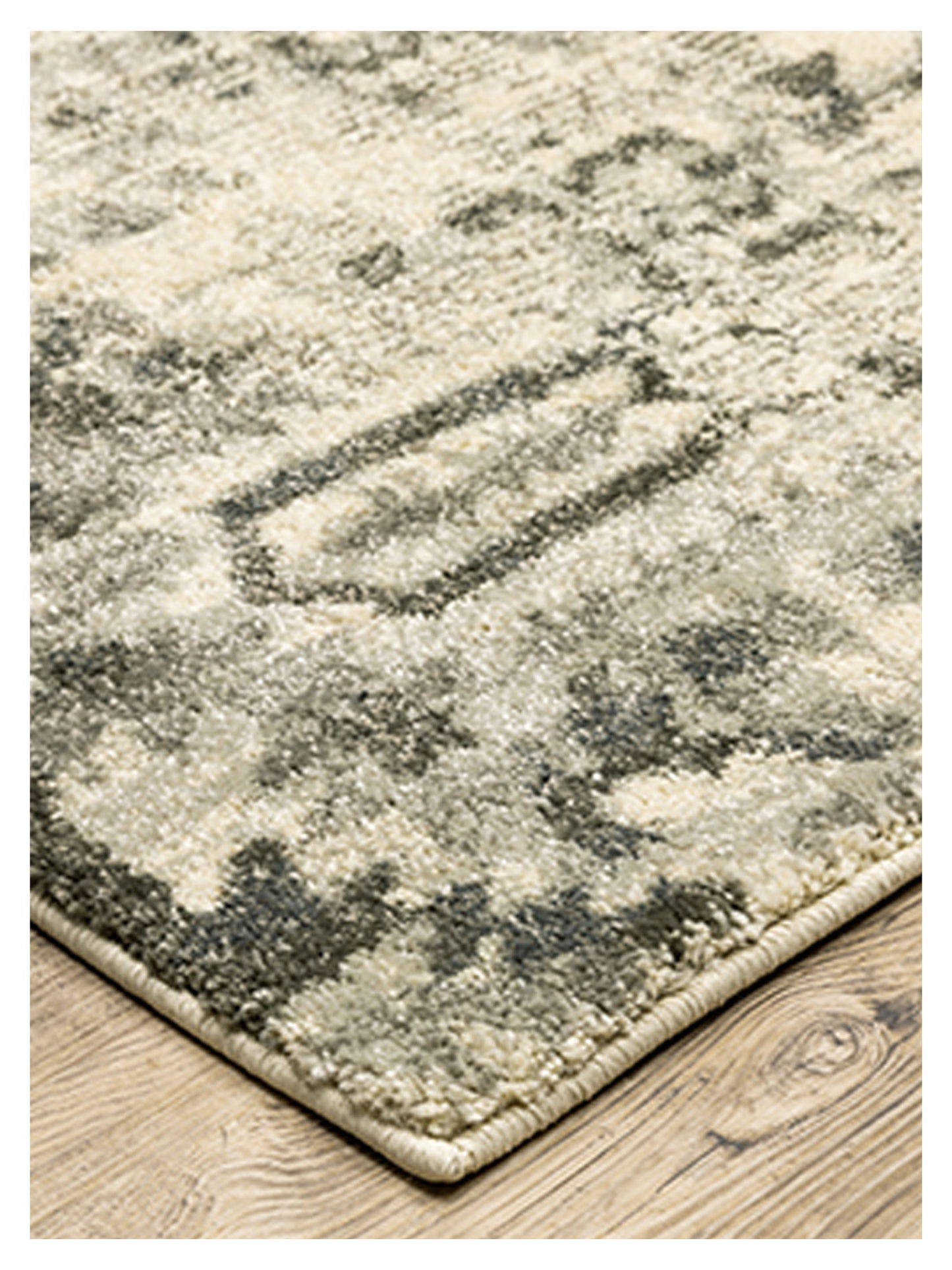 Oriental Weavers FLORENCE 4333W Charcoal Ivory Casual Machinemade Rug