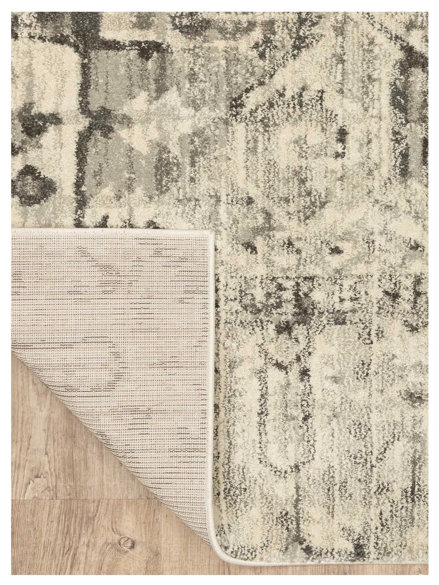 Oriental Weavers FLORENCE 4333W Charcoal Ivory Casual Machinemade Rug