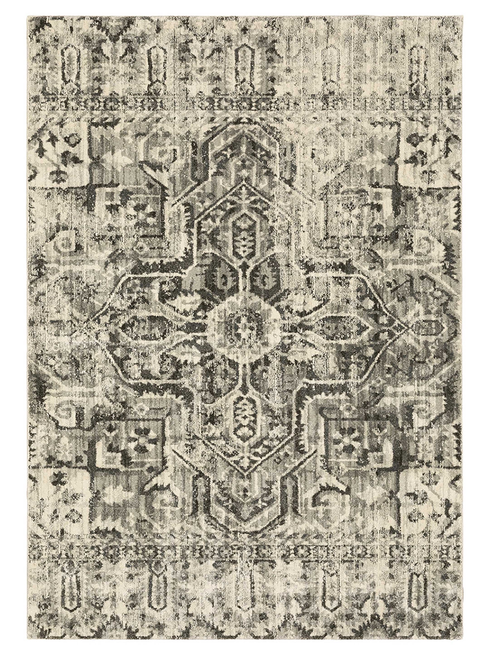 Oriental Weavers FLORENCE 4333W Charcoal Casual Machinemade Rug