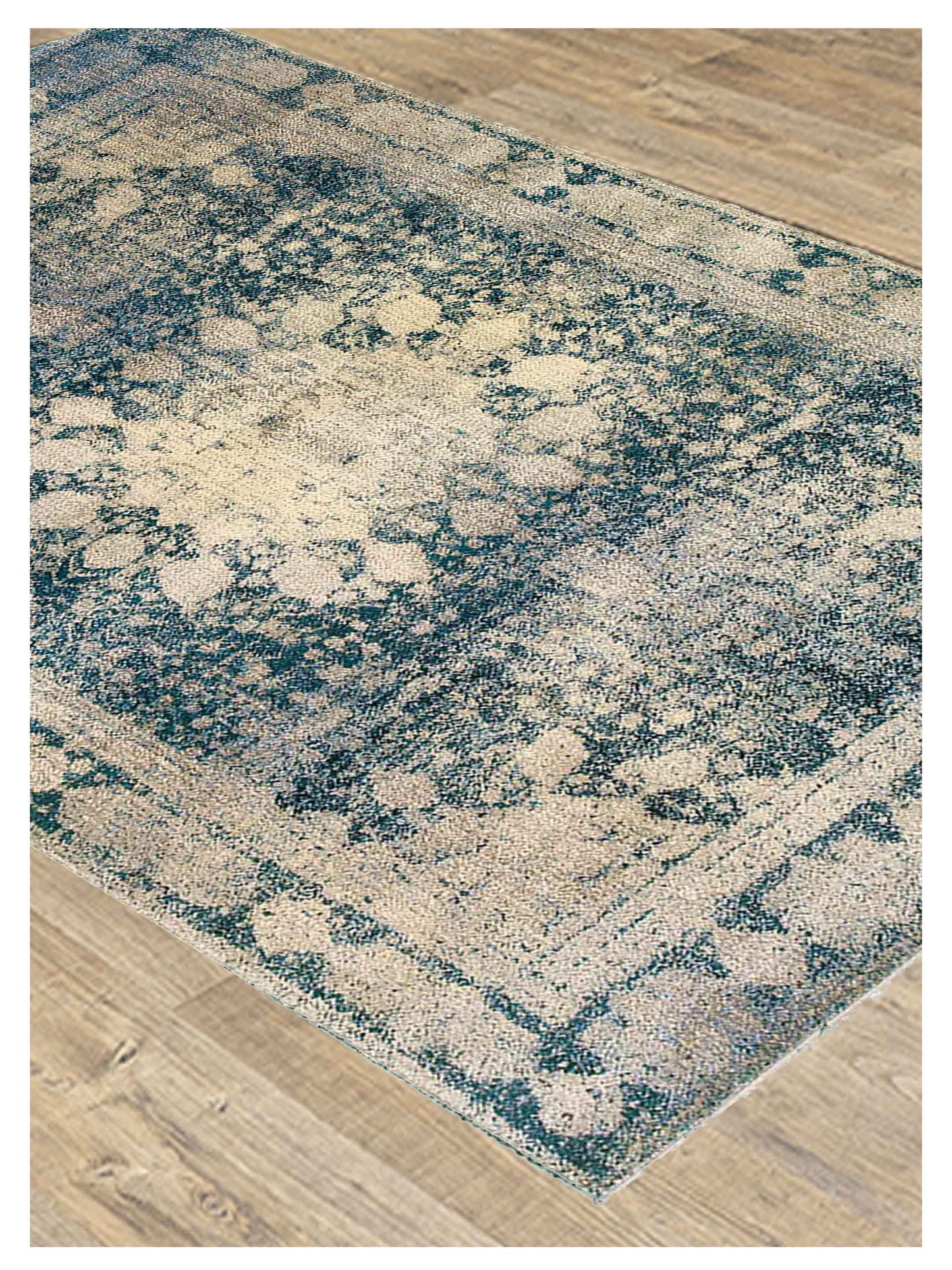 Oriental Weavers EMPIRE 4445S Ivory Blue Traditional Machinemade Rug