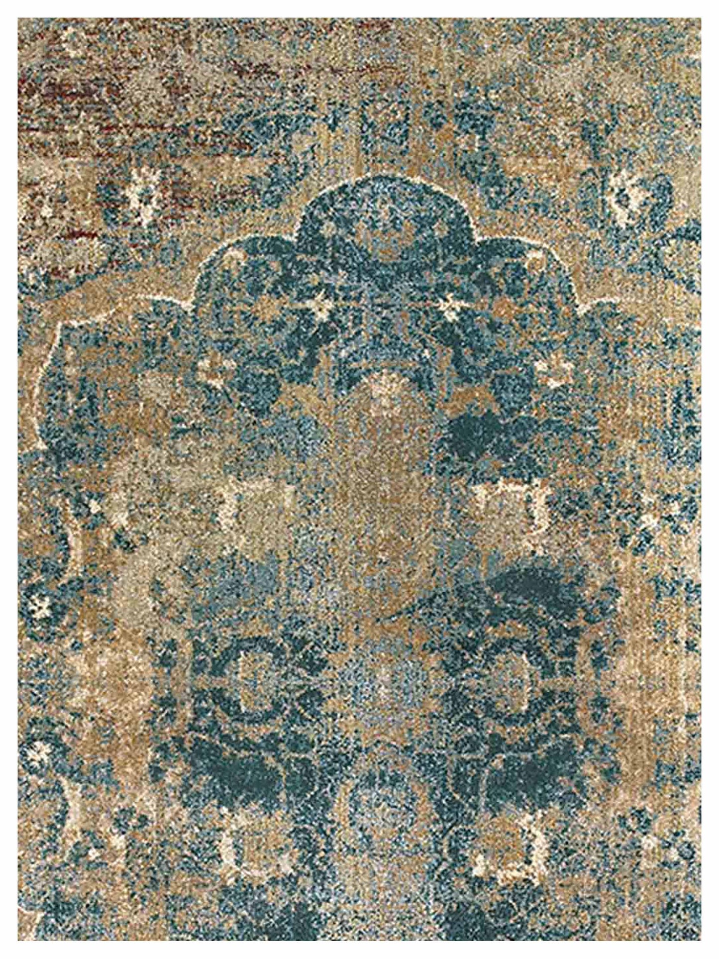 Oriental Weavers EMPIRE 4449H Gold Blue Traditional Machinemade Rug