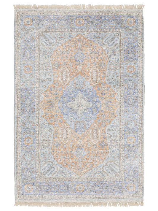 Oriental Weavers MALABAR 45301 Blue Traditional Loom Rug