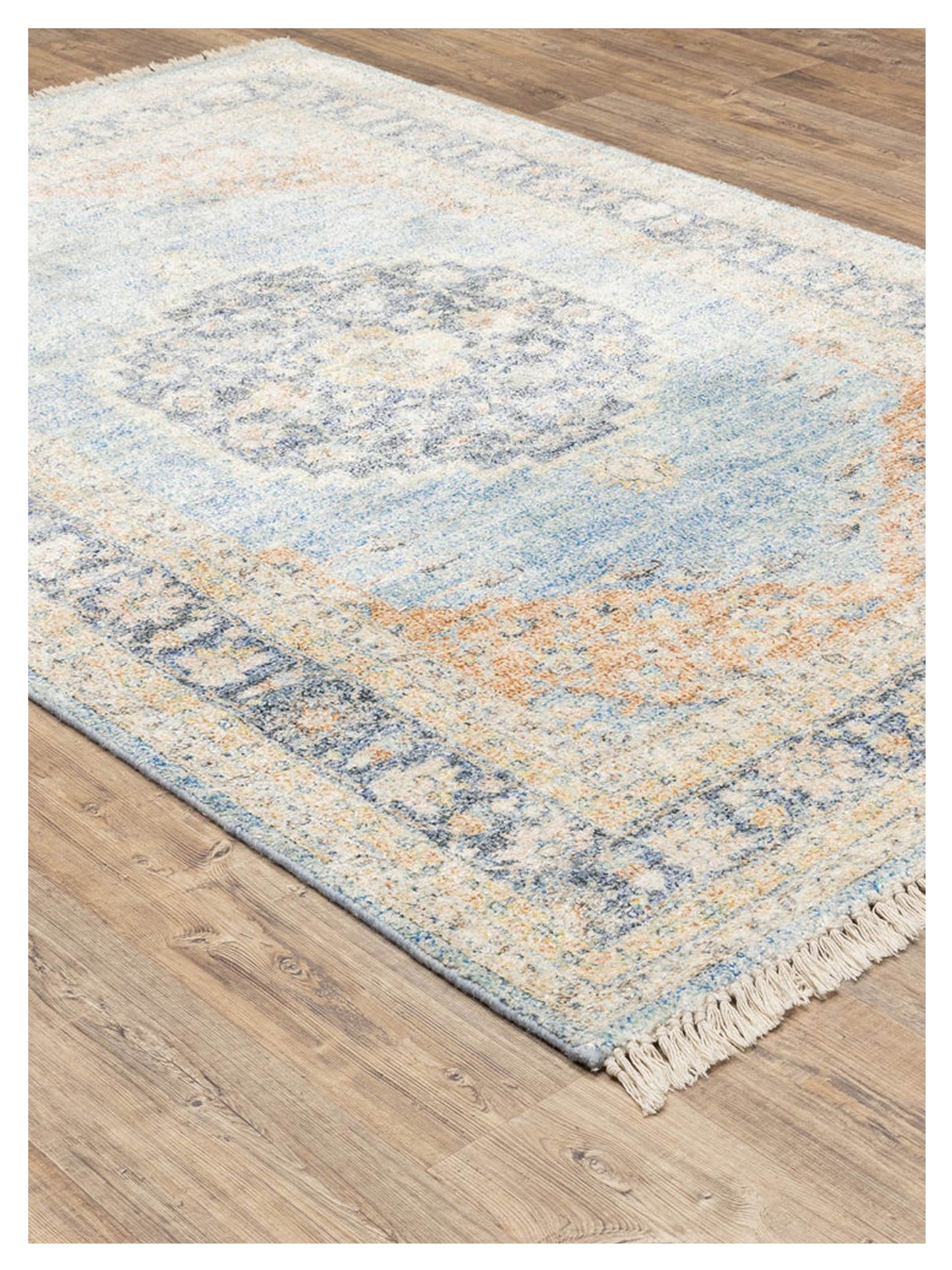 Oriental Weavers MALABAR 45306 Blue Beige Traditional Loom Rug