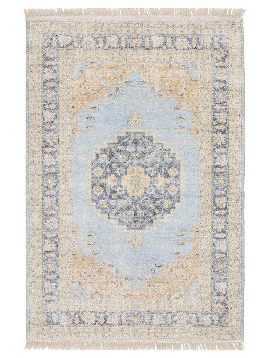 Oriental Weavers MALABAR 45306 Blue Traditional Loom Rug